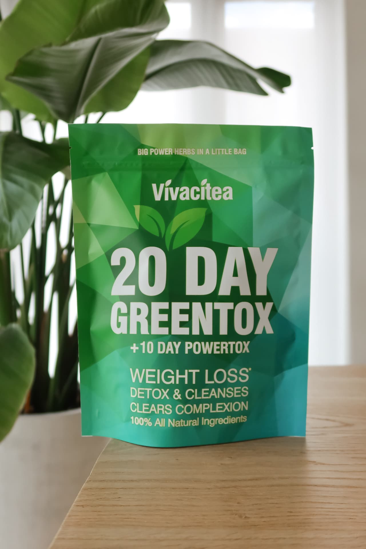 Vivacitea theezakje, 100% natuurlijke kruiden zichtbaar